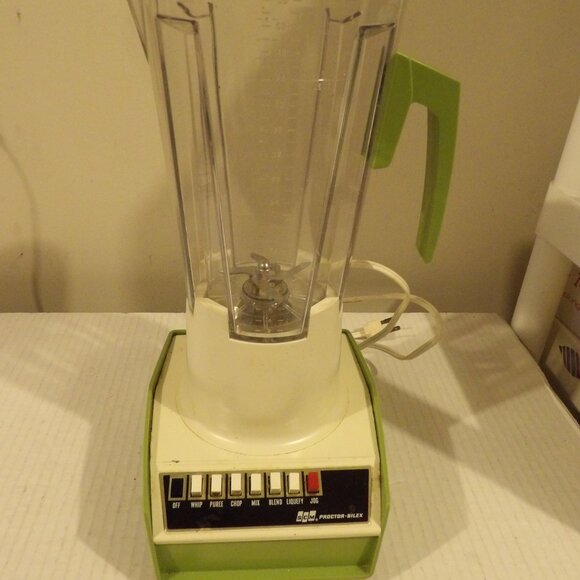 + Vintage70s PROCTOR SILEX 7-Speed Avocado Green Blender Mod 83301 READ - Picture 2 of 8